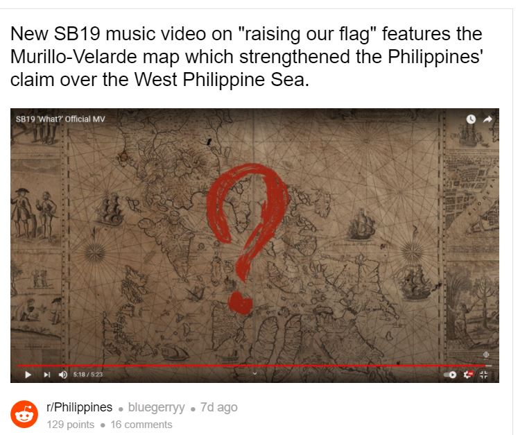 Sb19 S New Music Video Features Historical Map That Helped West Philippine Sea Claim Aijc